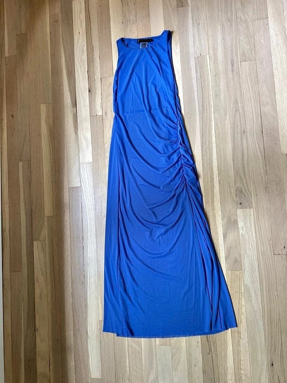 Vix Paula Hermanny Women's Blue Mesh Dress Cover Up size m